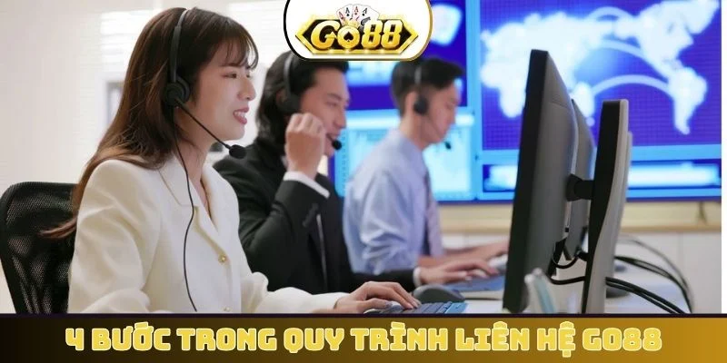 4 bước trong quy trình liên hệ GO88