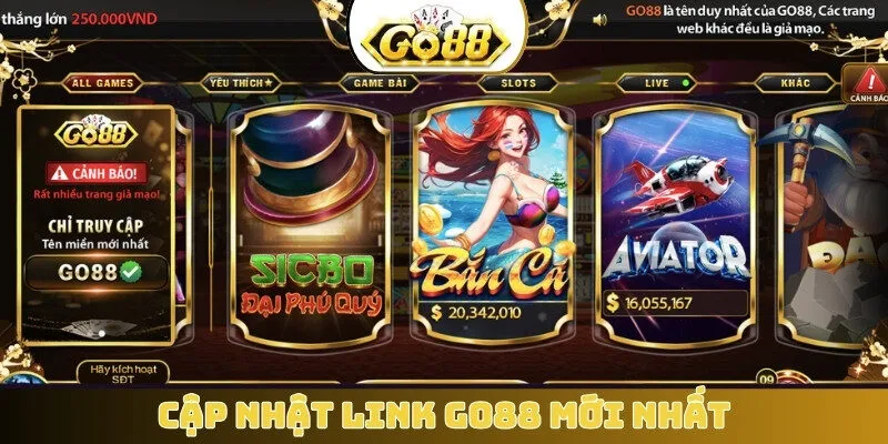 Cập nhật link GO88 mới nhất